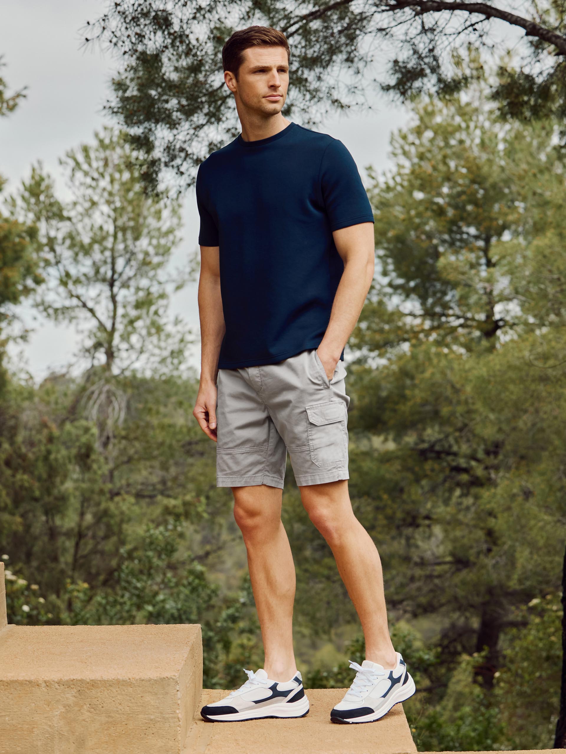Worker Cargo Short in Stone