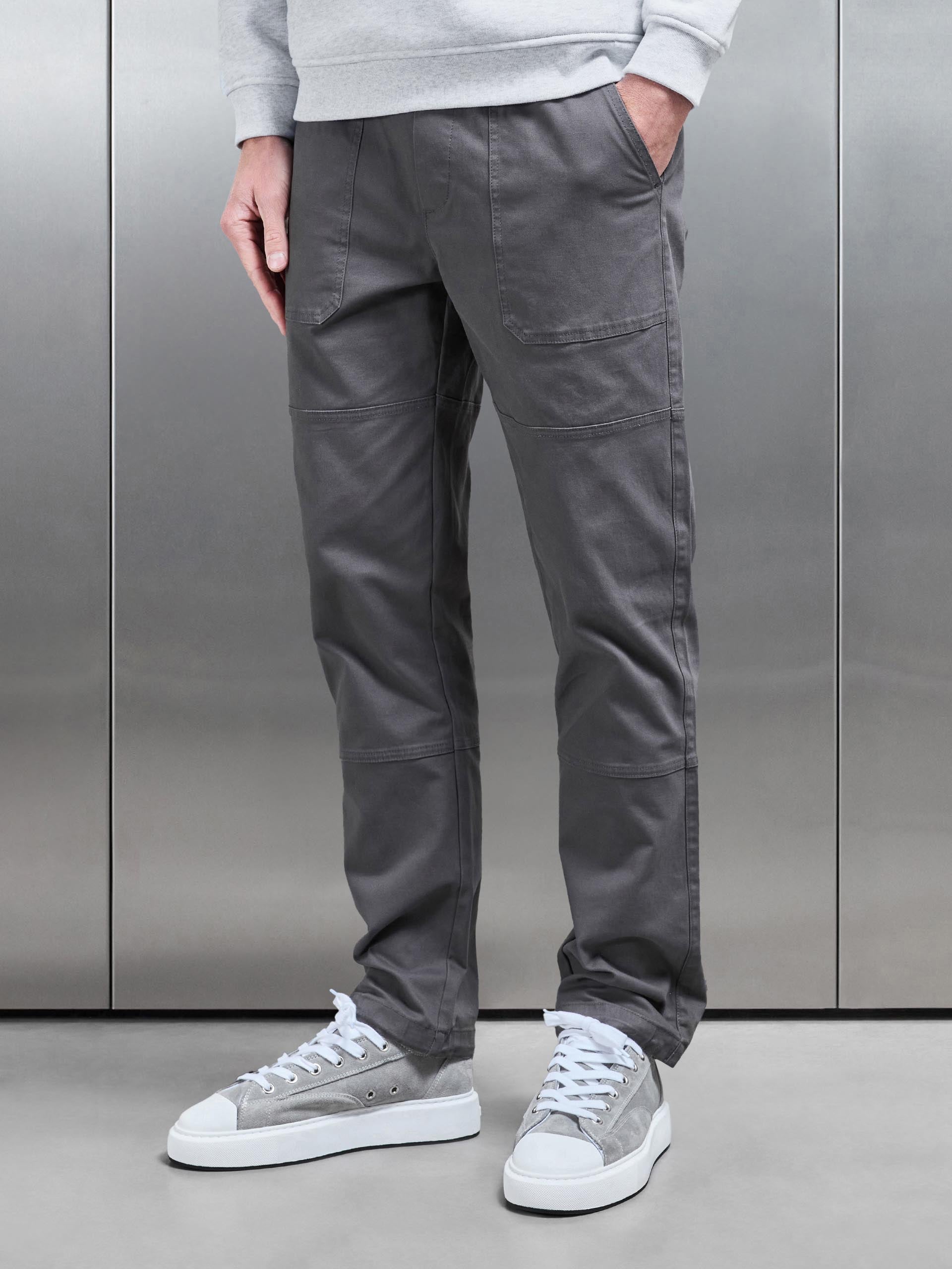 Worker Trouser in Grey