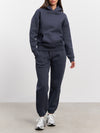 Womens Relaxed Hoodie in Slate Blue