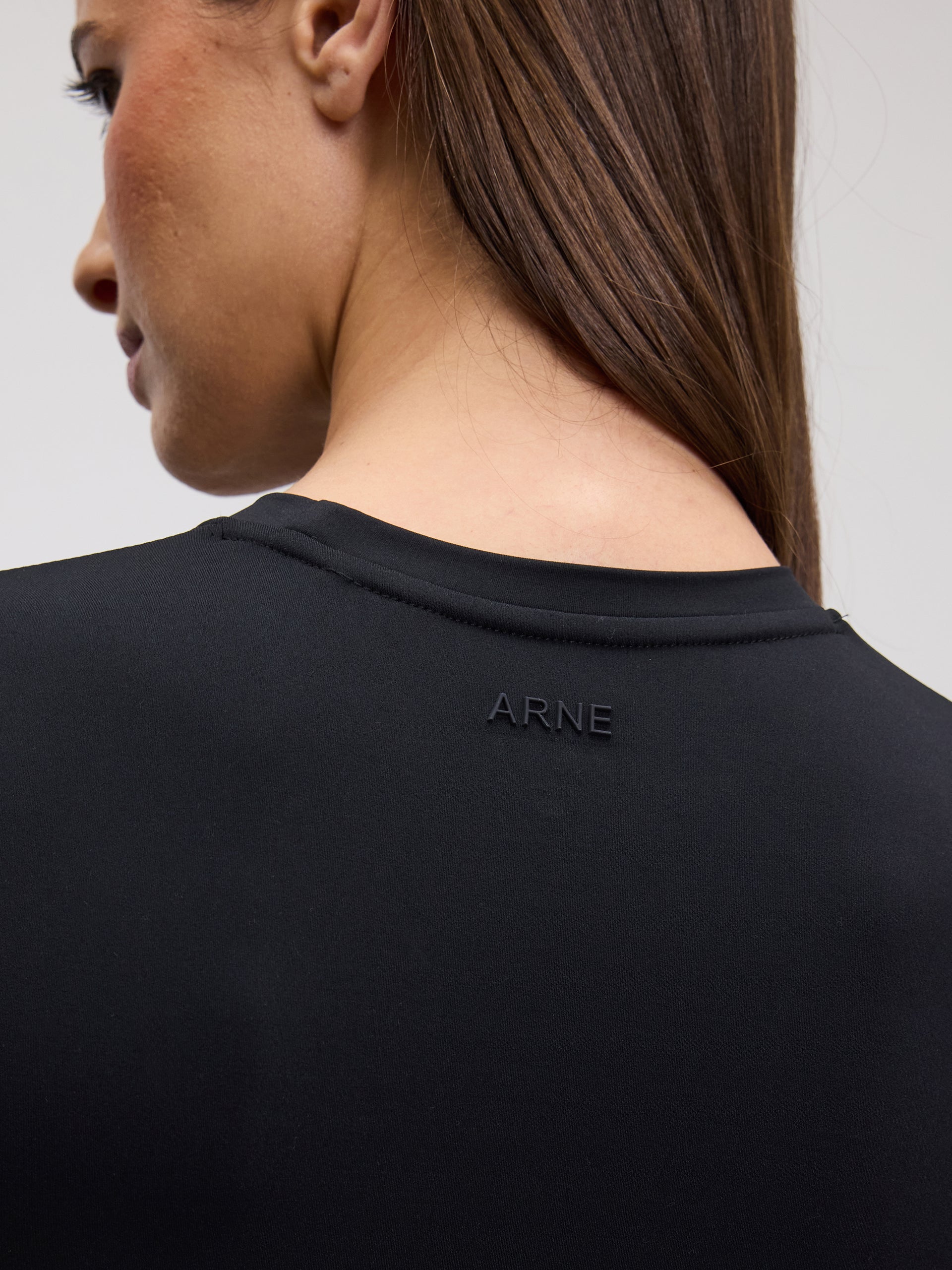 Womens Active Long Sleeve T-Shirt in Black