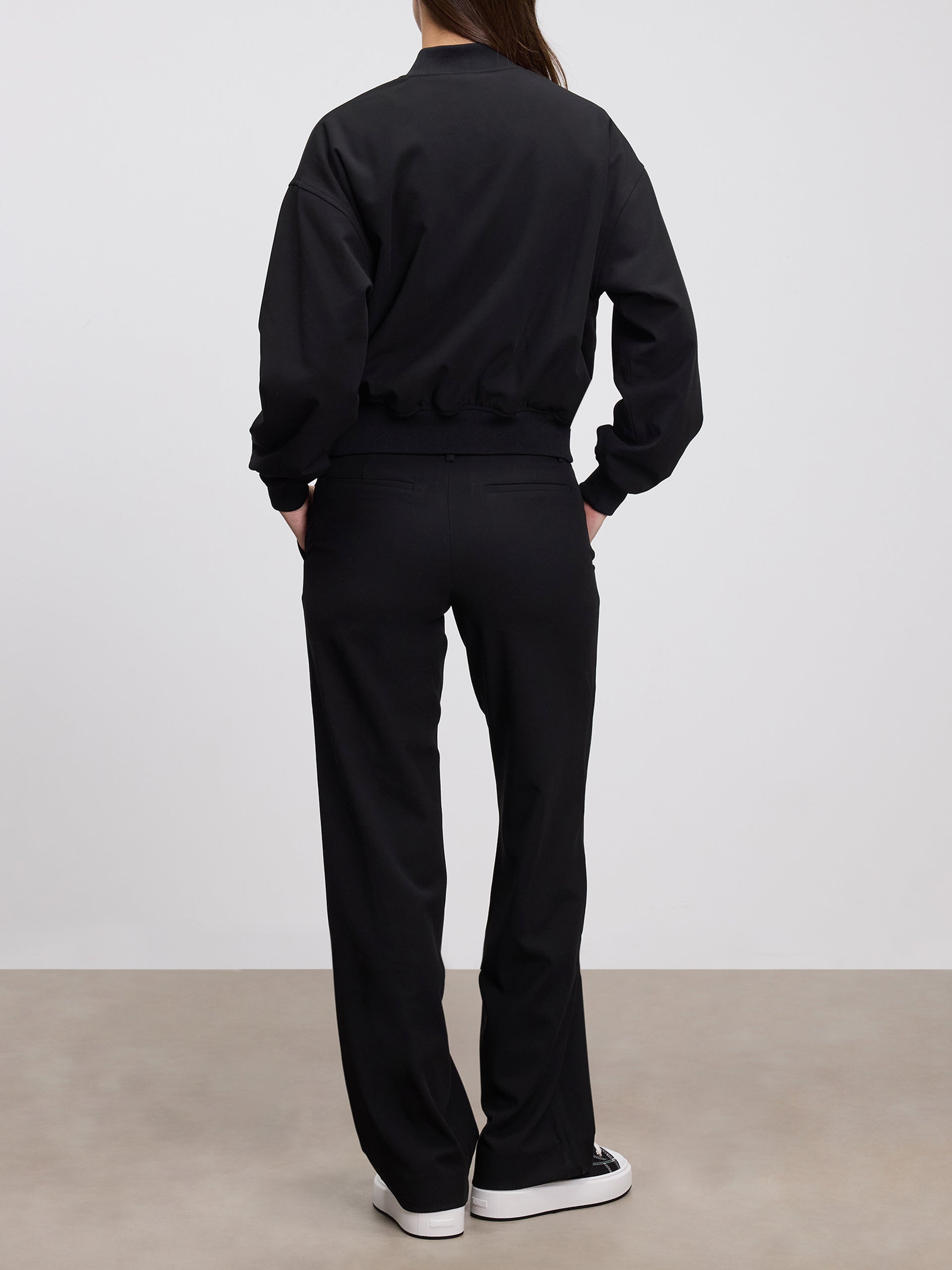 Womens Smart Tailored Trouser in Black