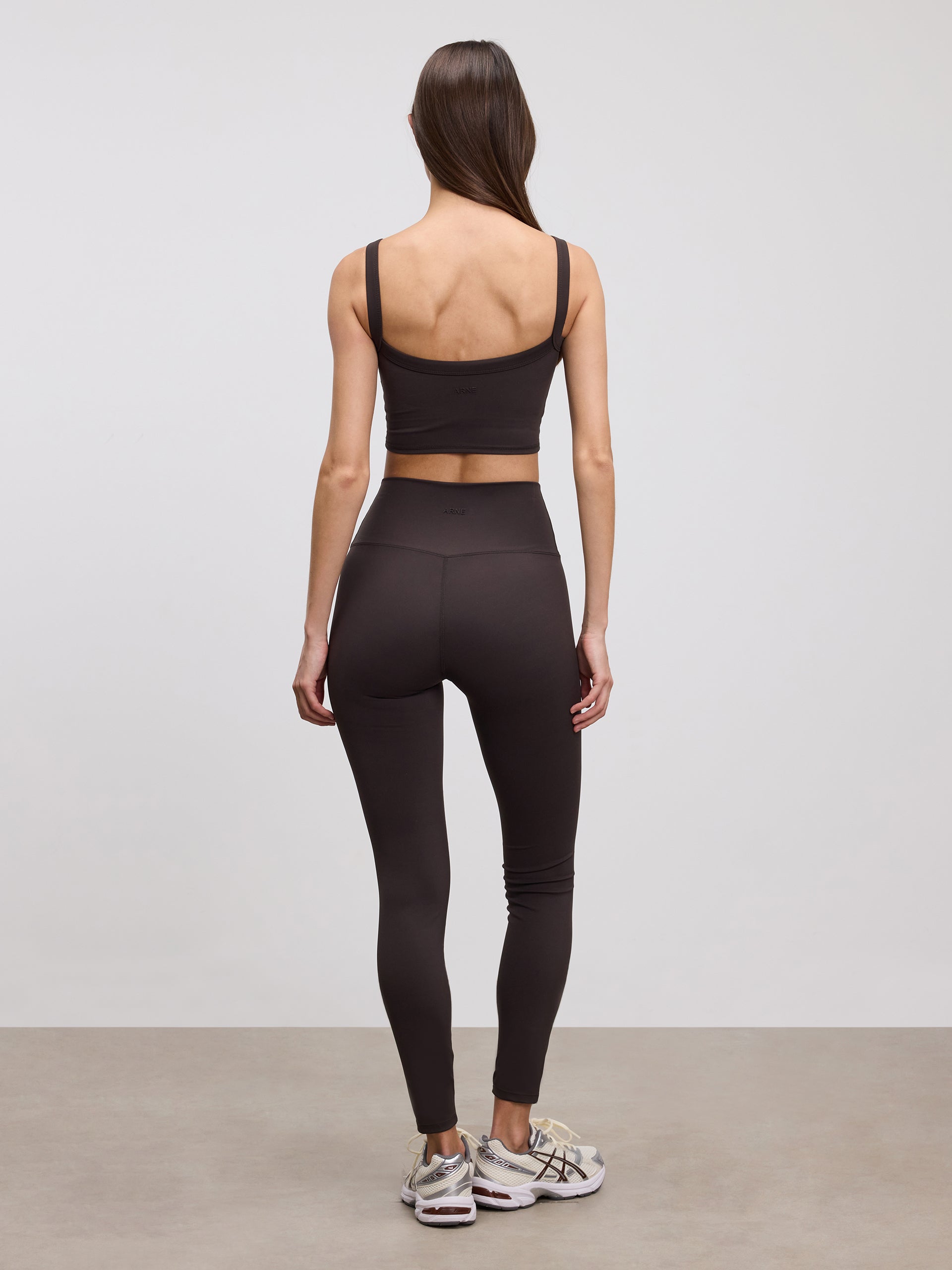 Womens Active Sports Bra in Brown