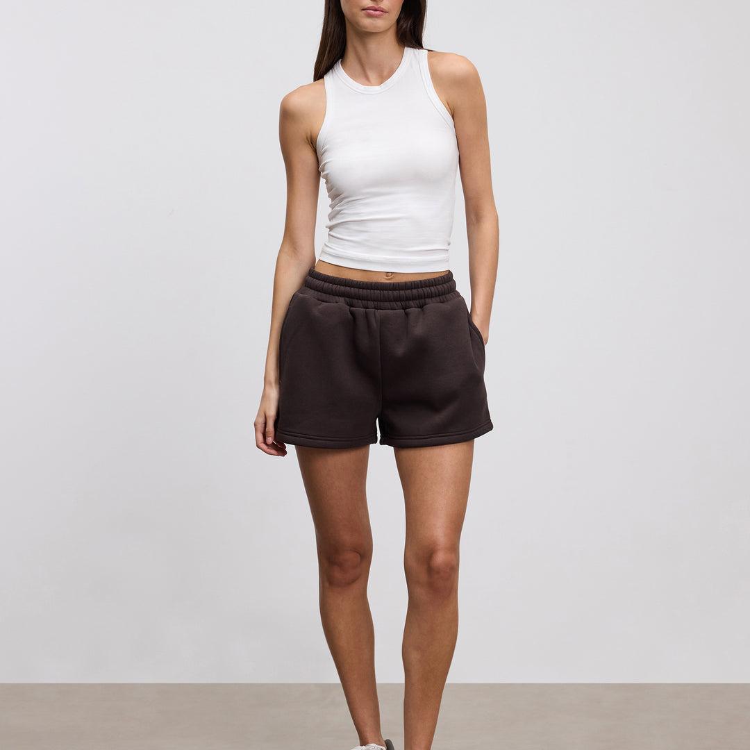 Womens Neoprene Short in Brown