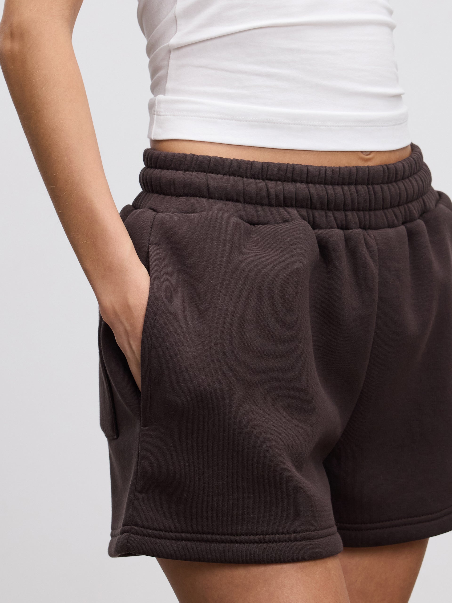 Womens Neoprene Short in Brown