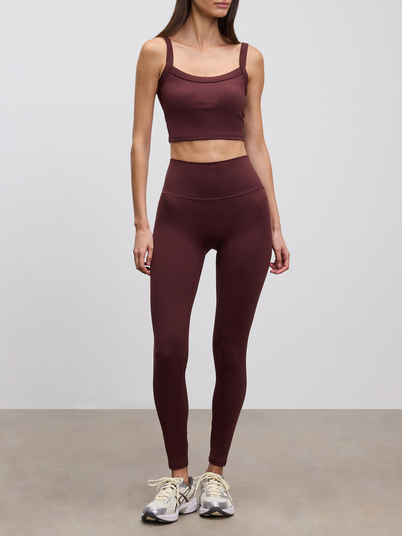 Womens Active Sports Bra in Burgundy