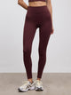 Womens Active Legging in Burgundy