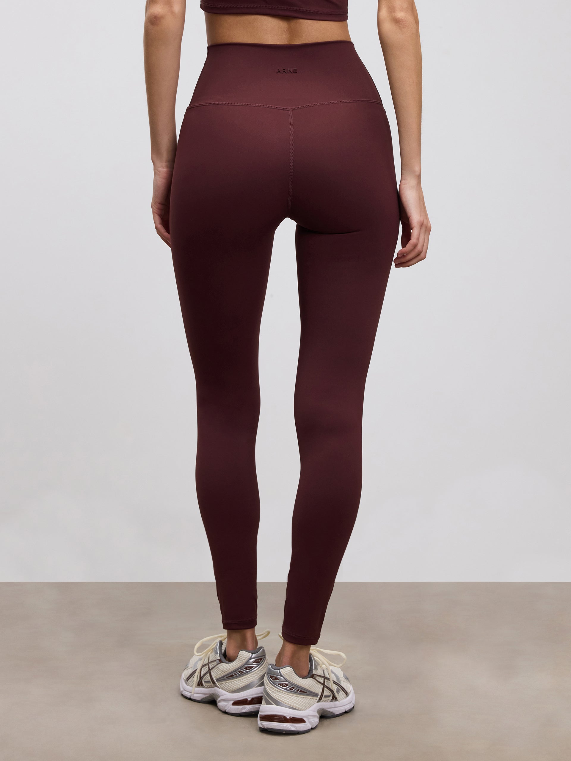 Womens Active Legging in Burgundy