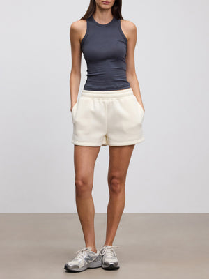 Womens Neoprene Short in Ecru