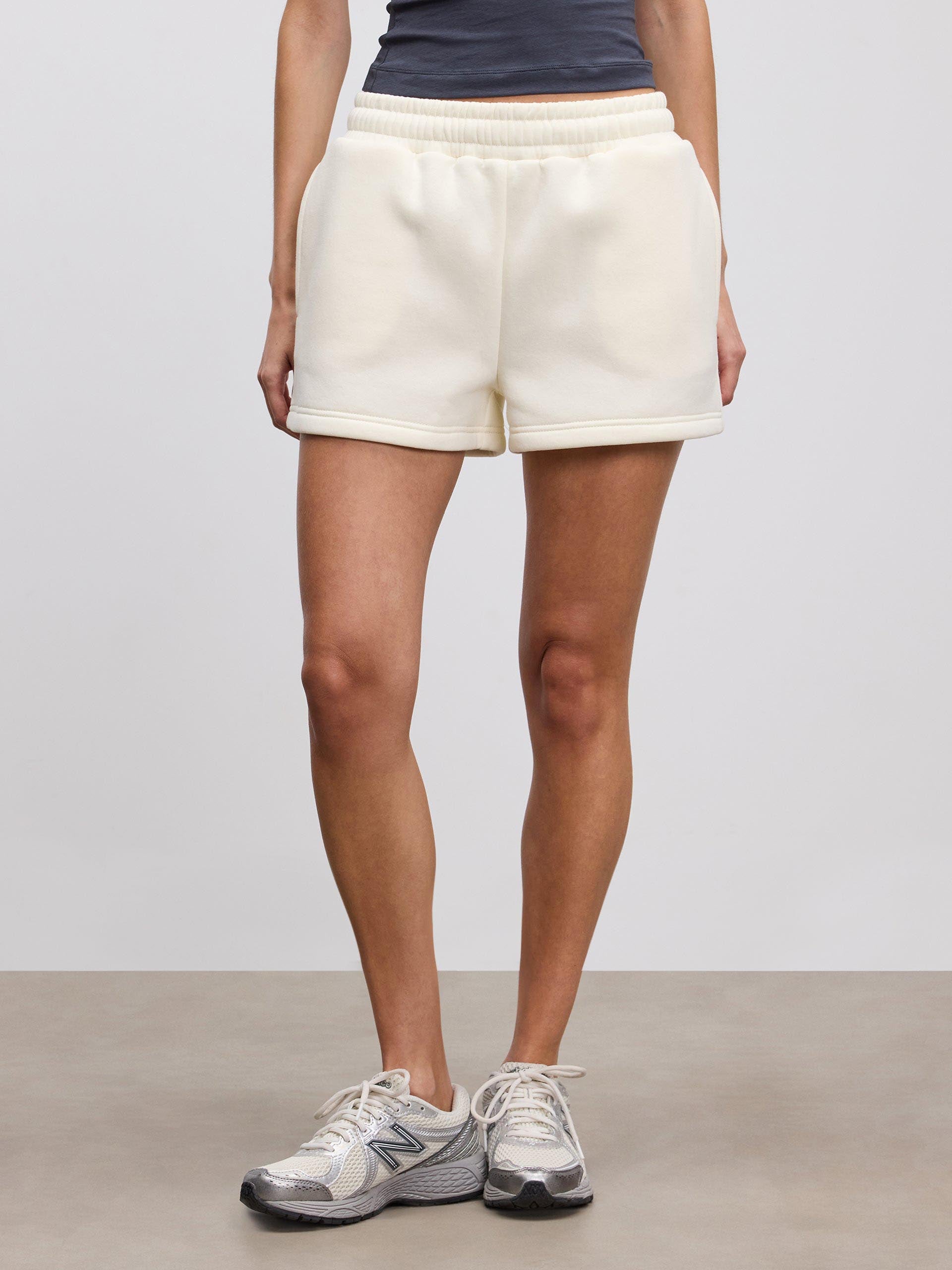 Womens Neoprene Short in Ecru