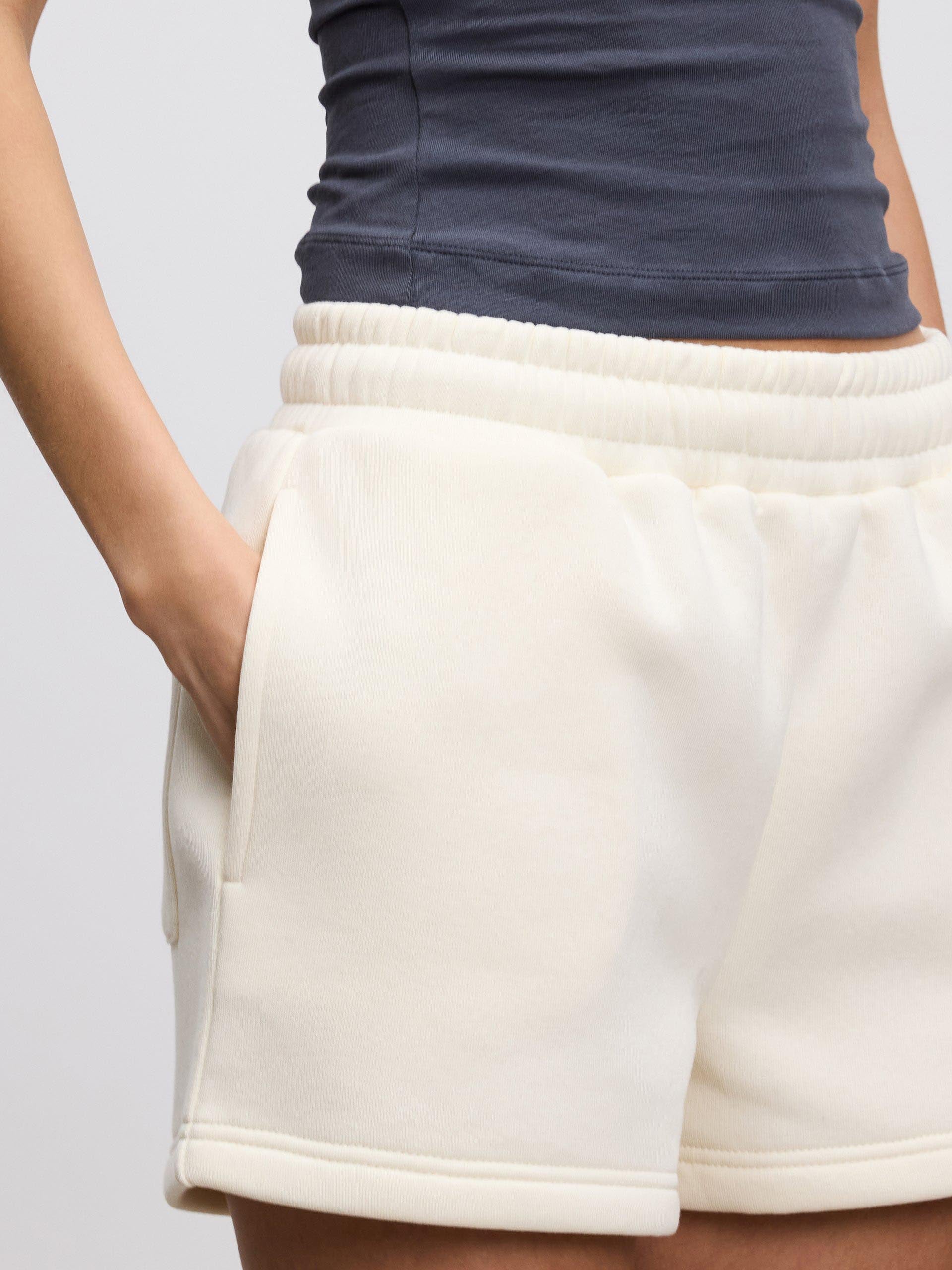 Womens Neoprene Short in Ecru