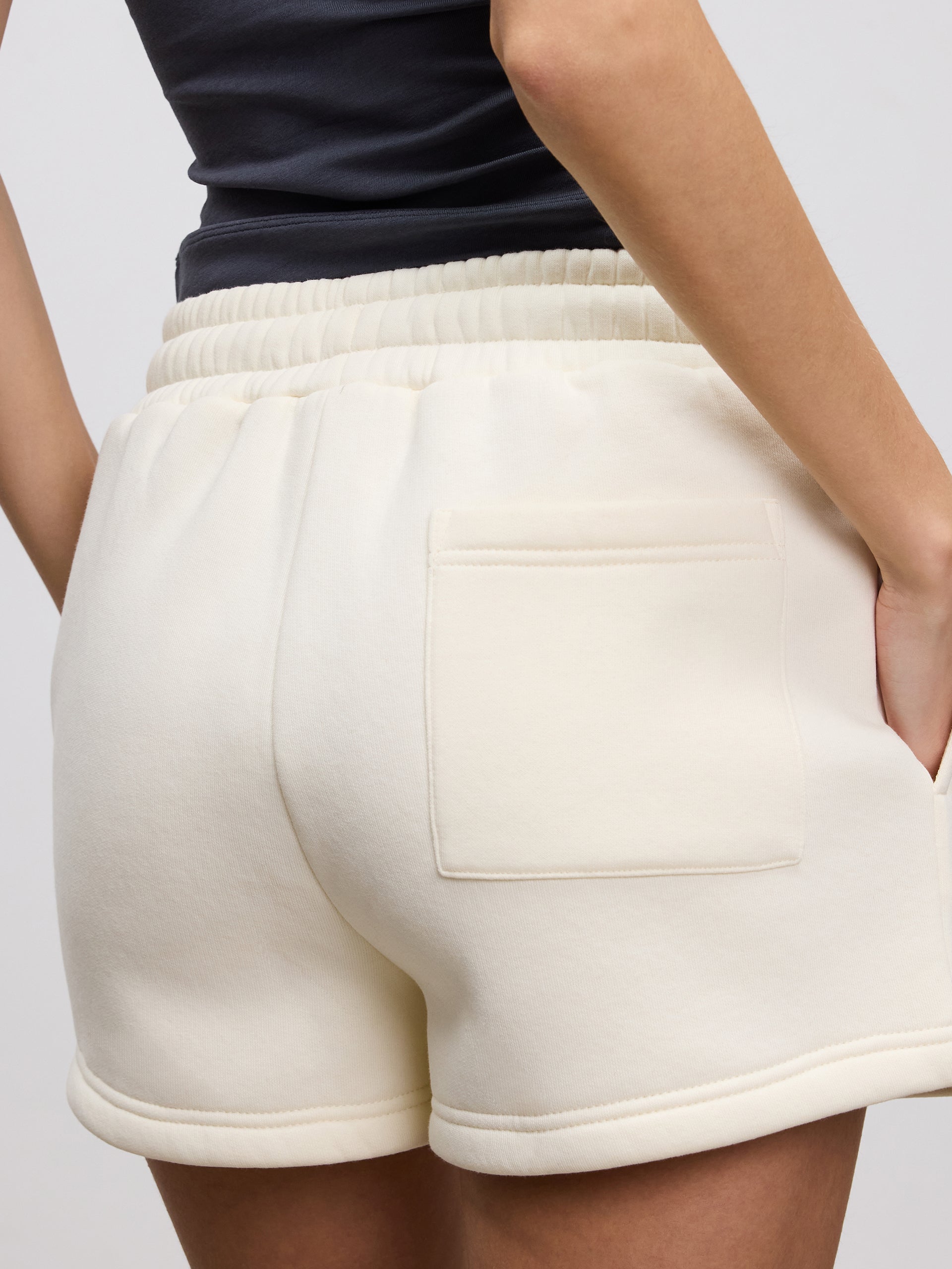 Womens Neoprene Short in Ecru