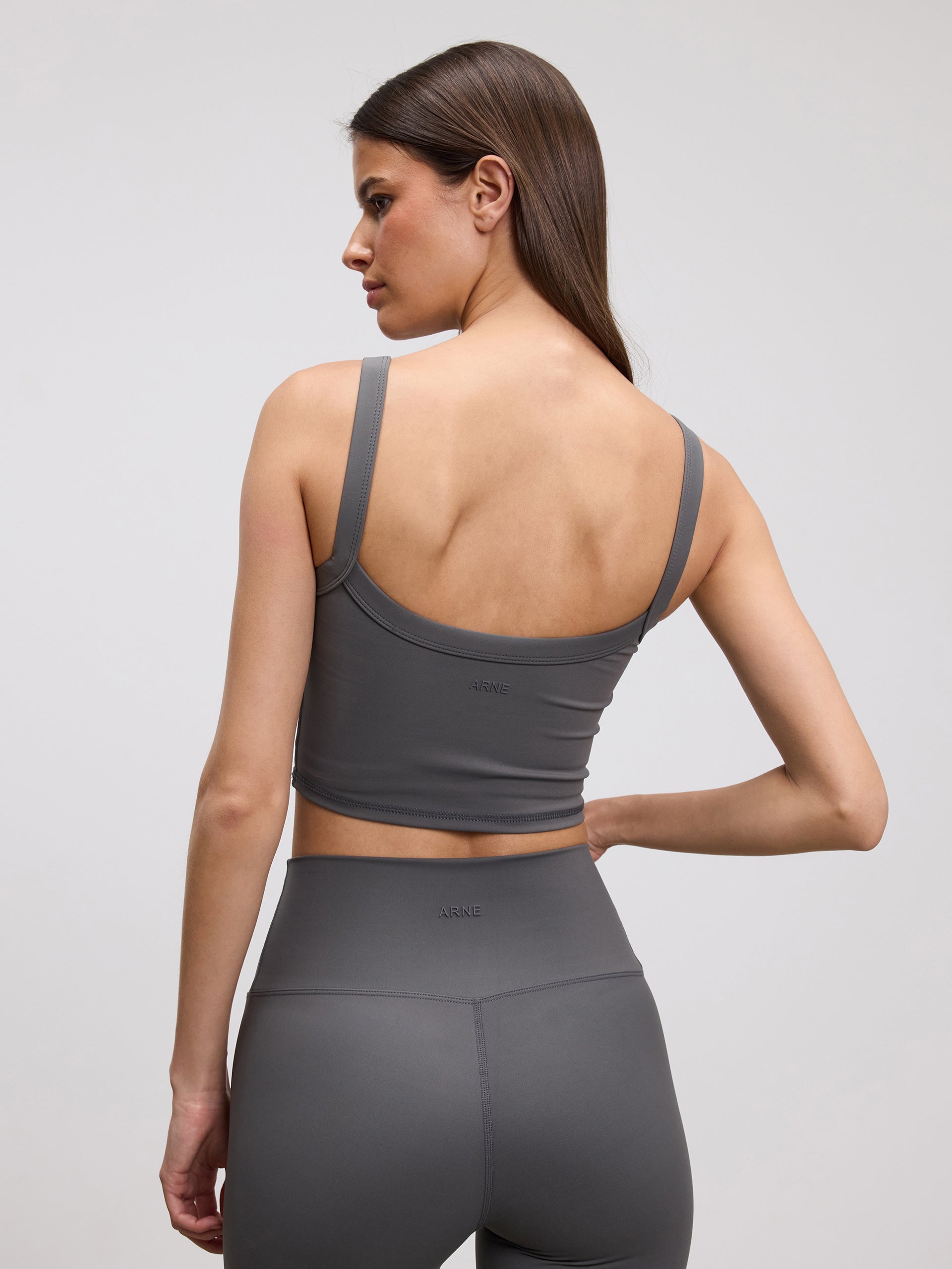 Womens Active Sports Bra in Grey