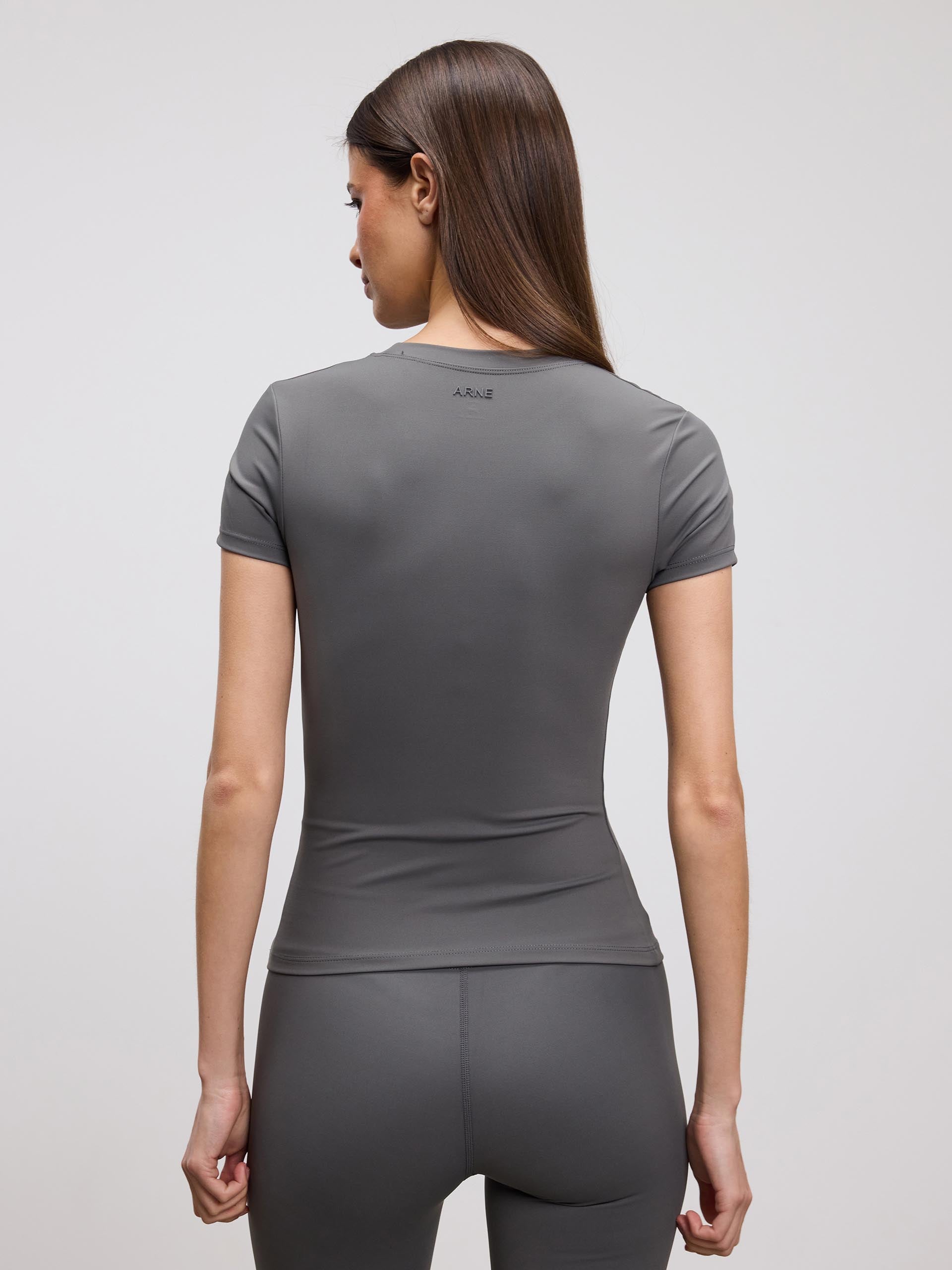 Womens Active T-Shirt in Grey