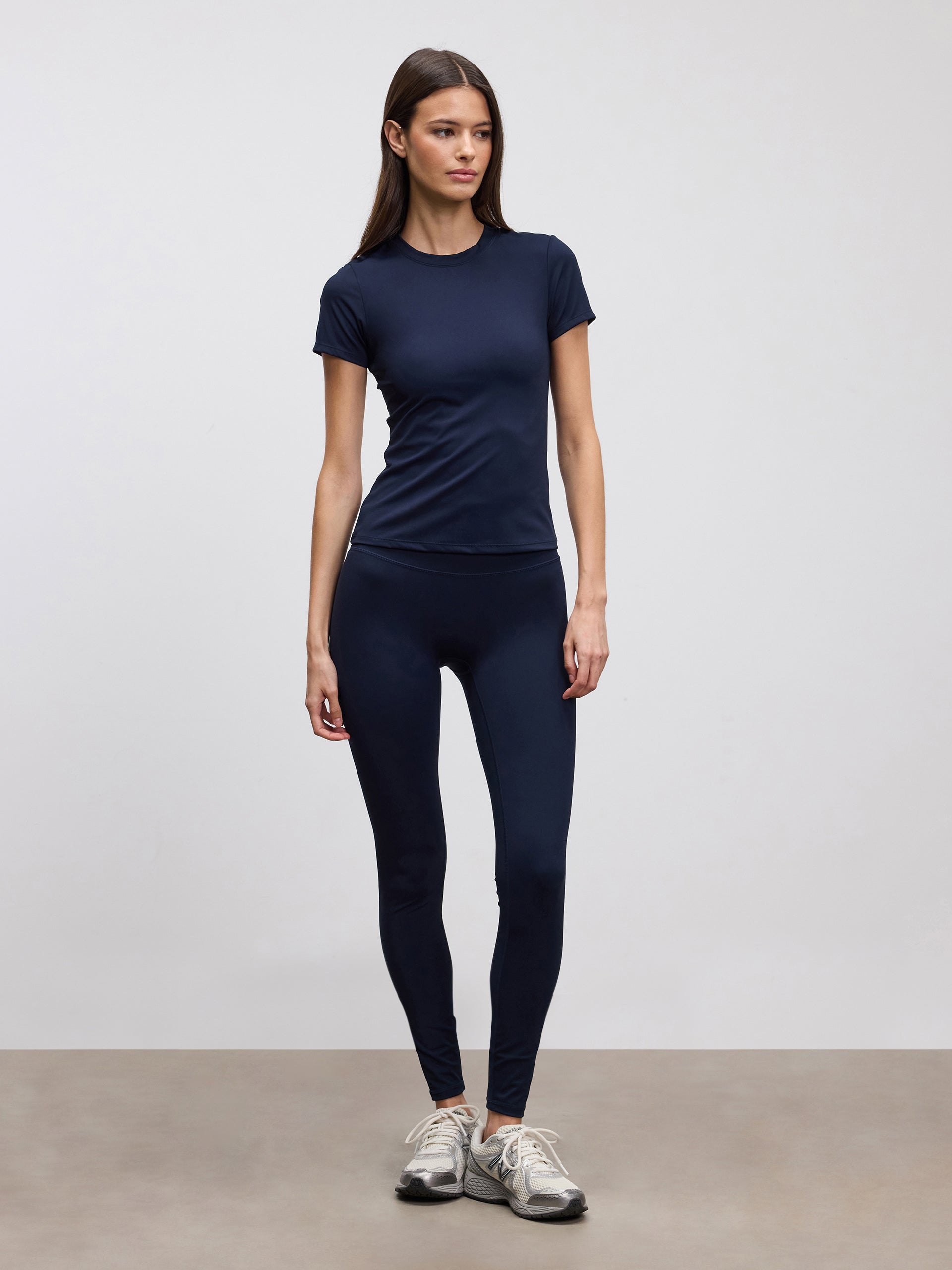 Womens Active T-Shirt in Navy