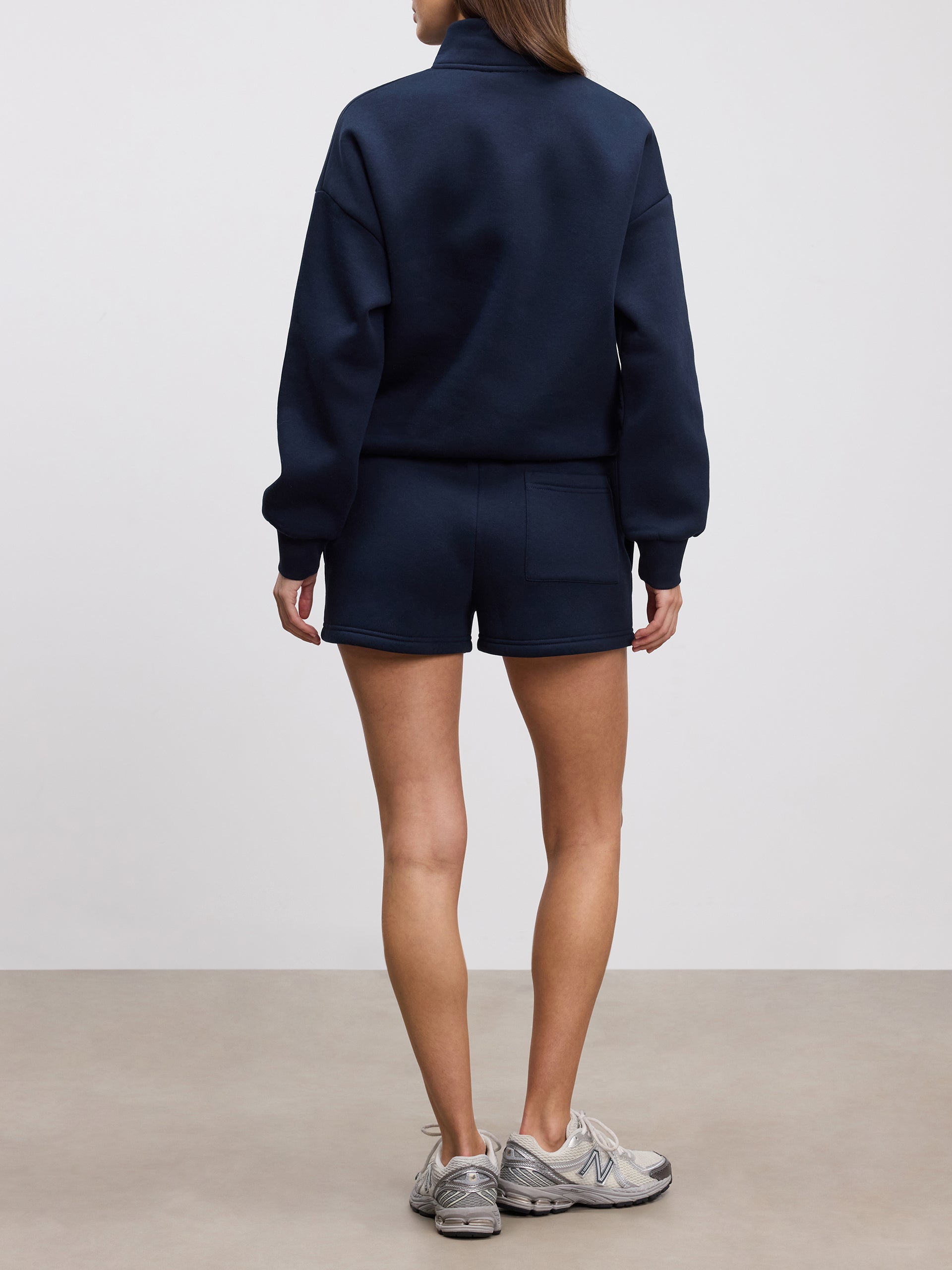 Womens Neoprene Half Zip in Navy