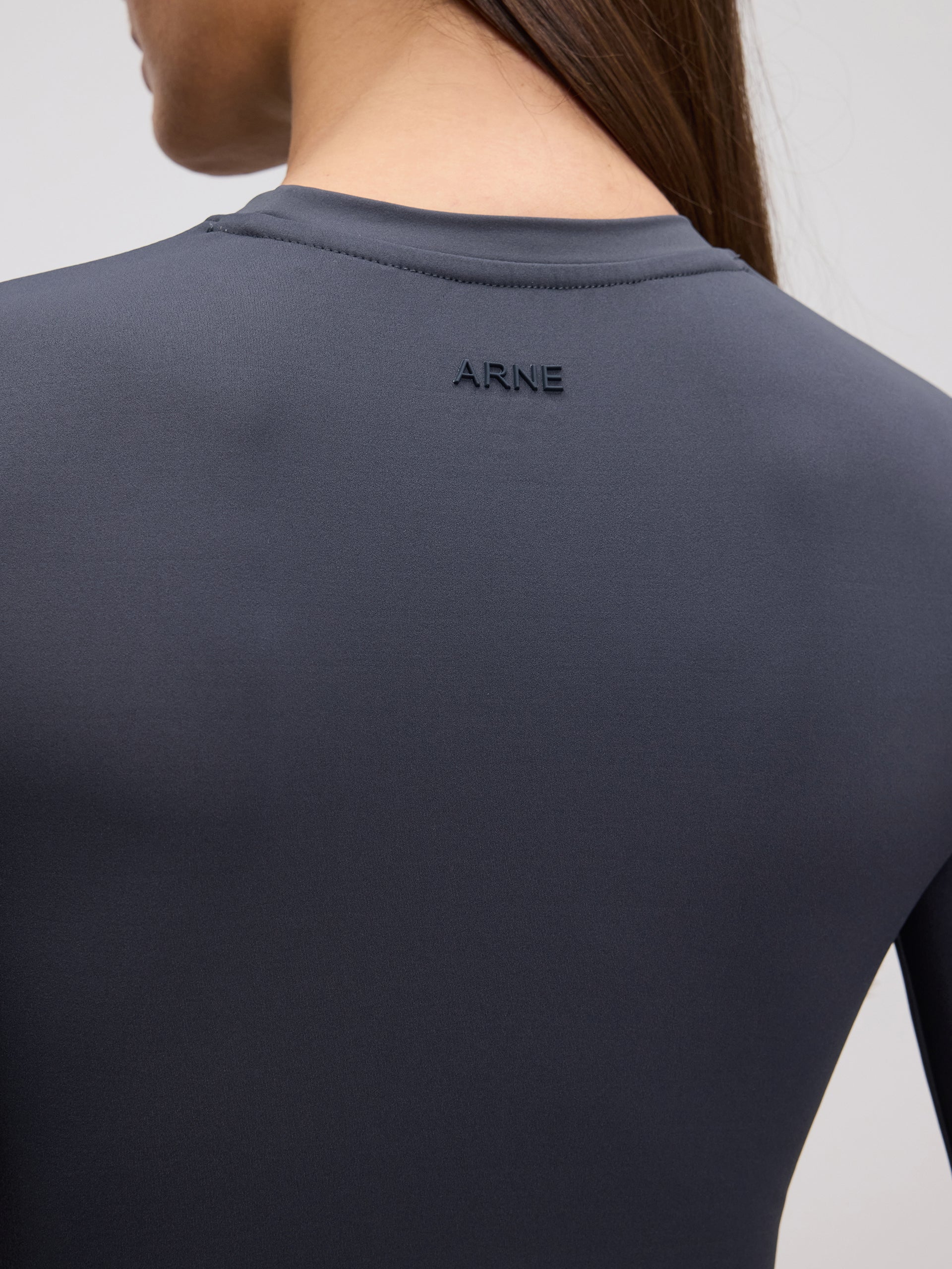 Womens Active Long Sleeve T-Shirt in Slate Blue