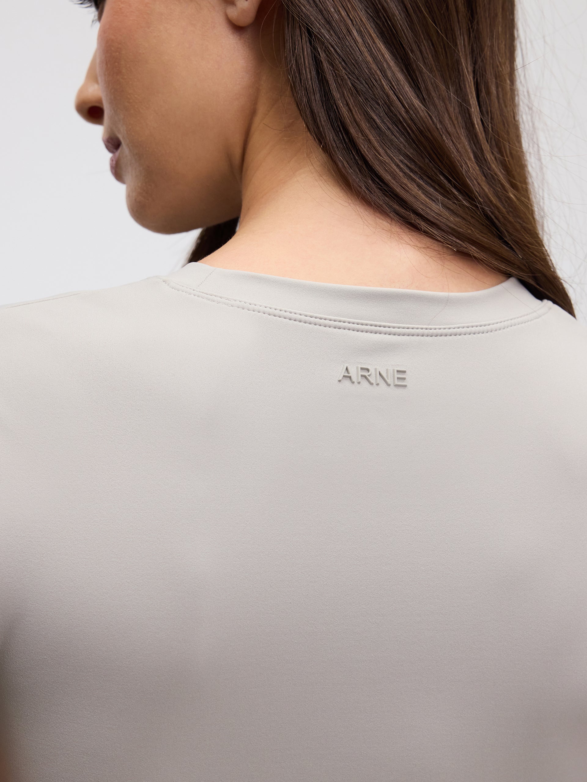 Womens Active T-Shirt in Stone
