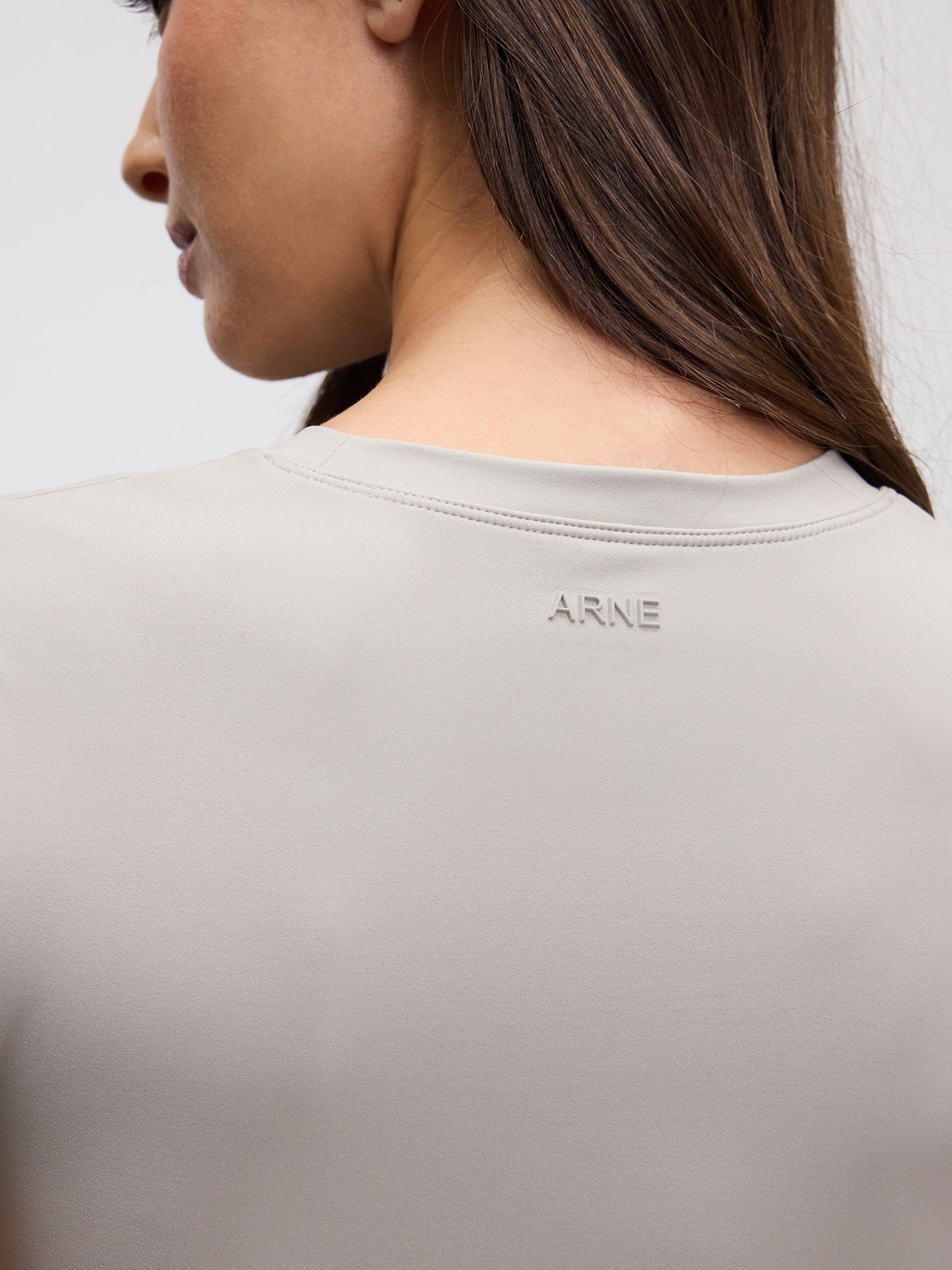Womens Active T-Shirt in Stone
