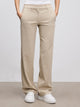 Womens Smart Tailored Trouser in Stone