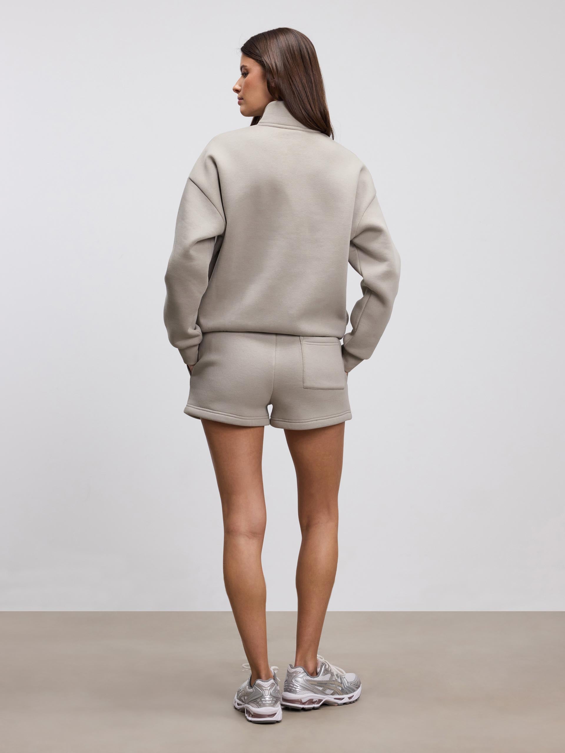 Womens Neoprene Short in Stone