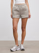 Womens Neoprene Short in Stone