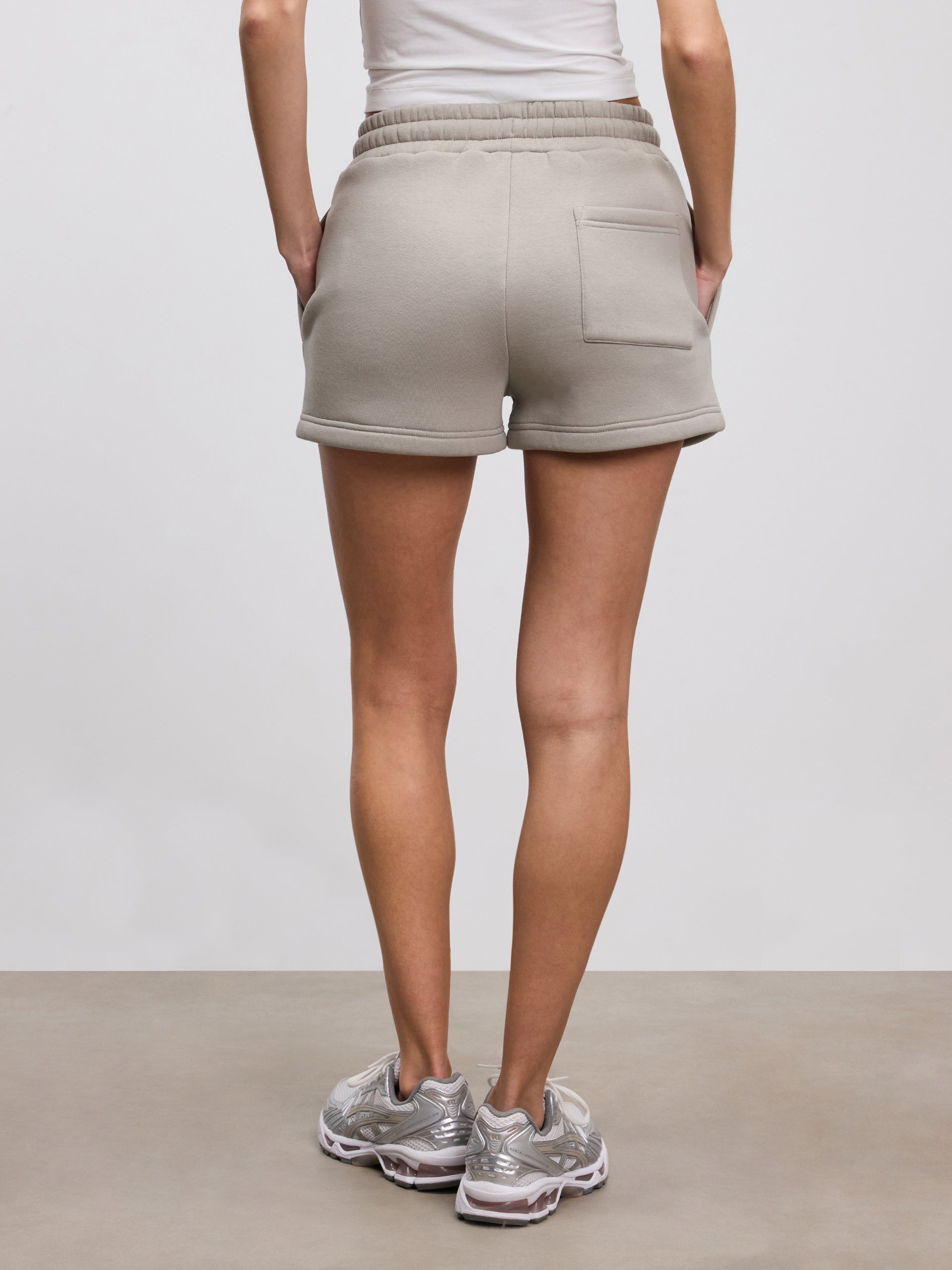 Womens Neoprene Short in Stone