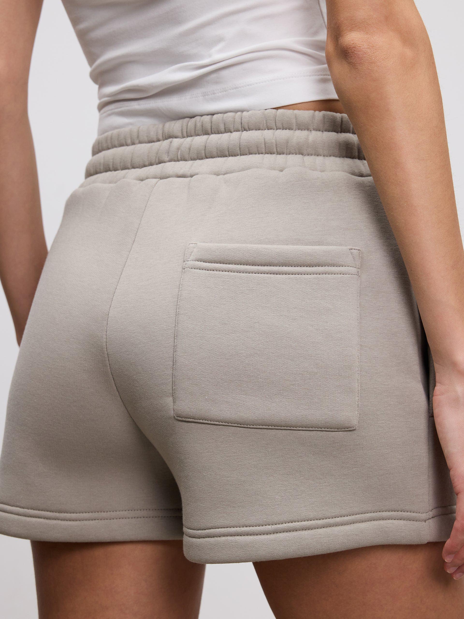 Womens Neoprene Short in Stone