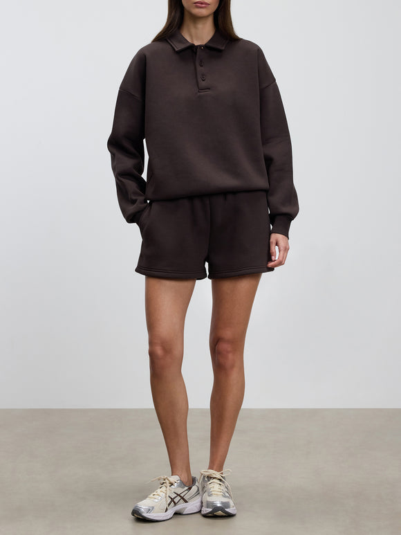 Womens Neoprene Short in Brown