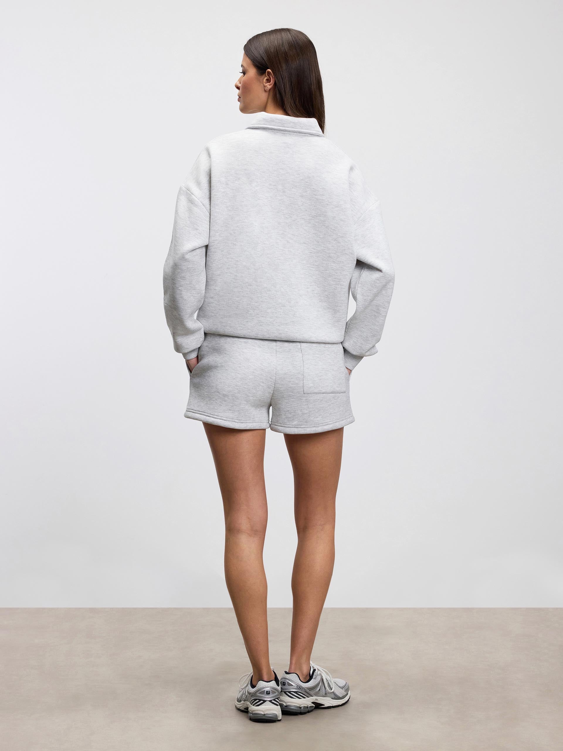 Womens Neoprene Short in Marl Grey