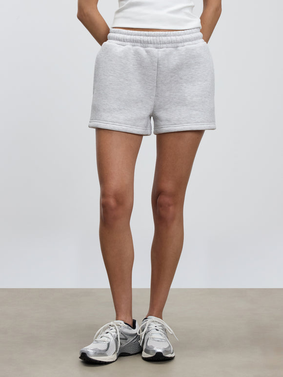 Womens Neoprene Short in Marl Grey