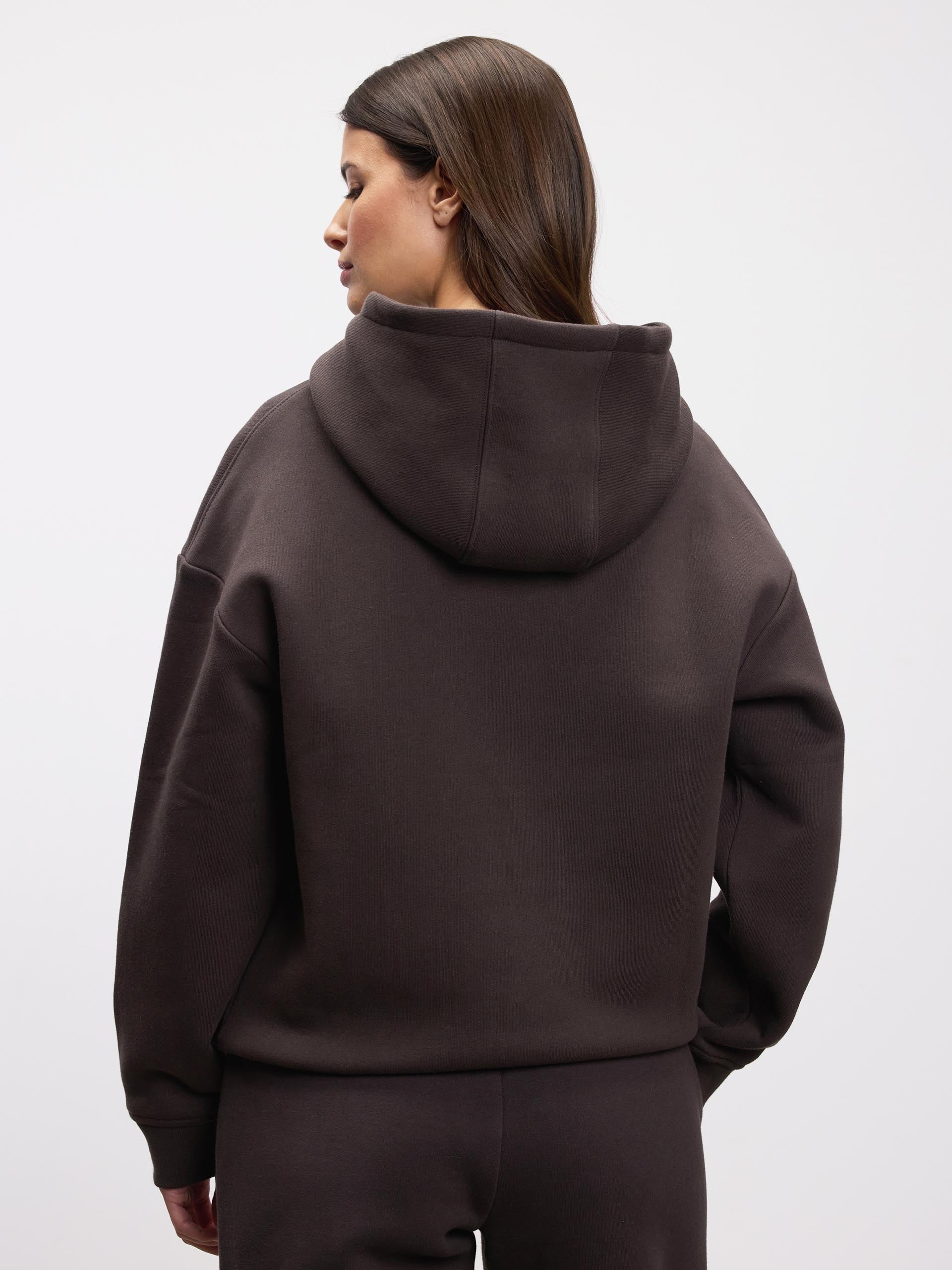 Womens Relaxed Hoodie in Brown