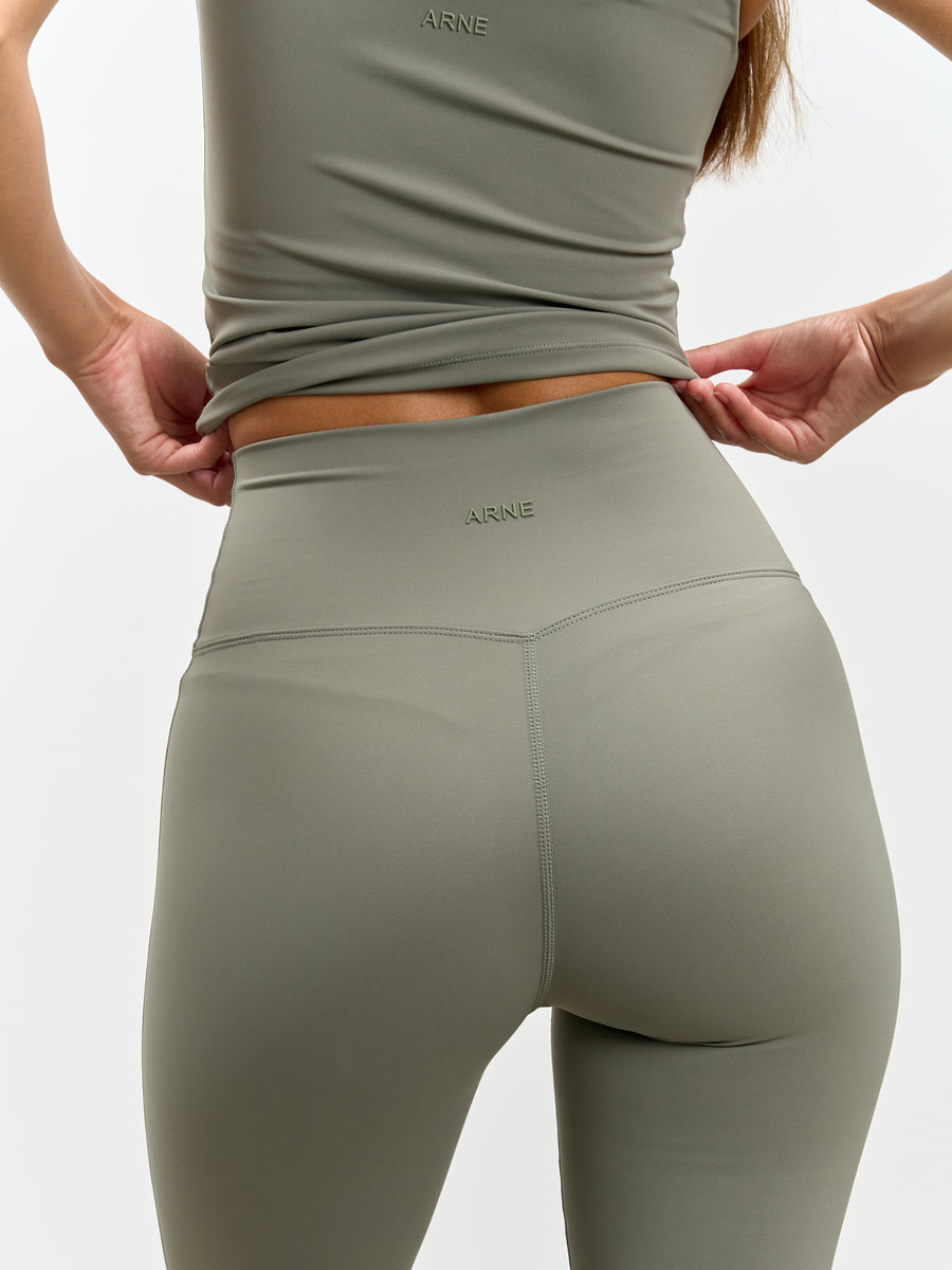 Womens Active Flared Legging in Sage