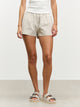Womens Pull On Short in Stone