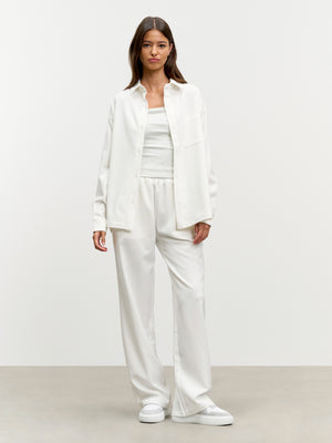 Womens Pull On Trouser in White