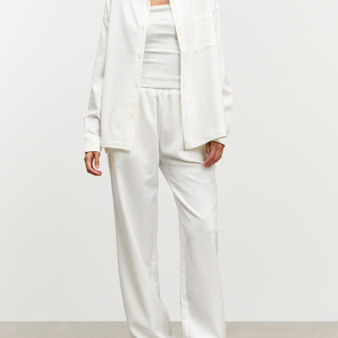 Womens Relaxed Shirt in White