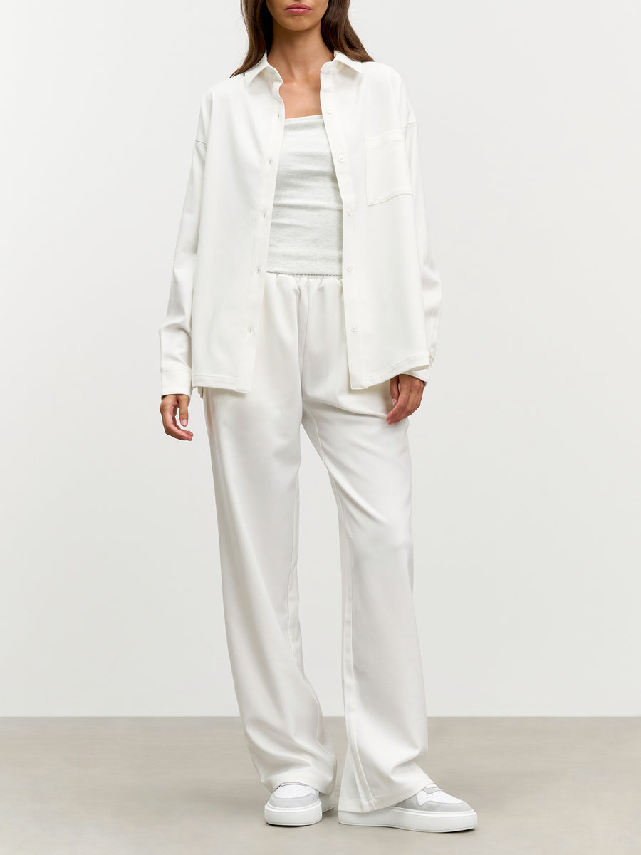 Womens Pull On Trouser in White