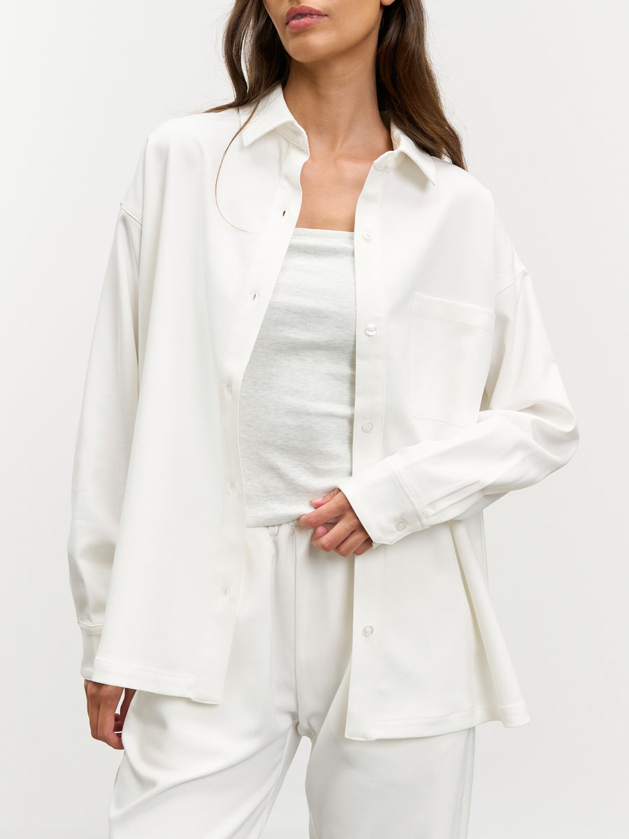 Womens Relaxed Shirt in White