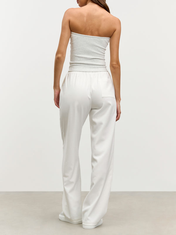 Womens Pull On Trouser in White