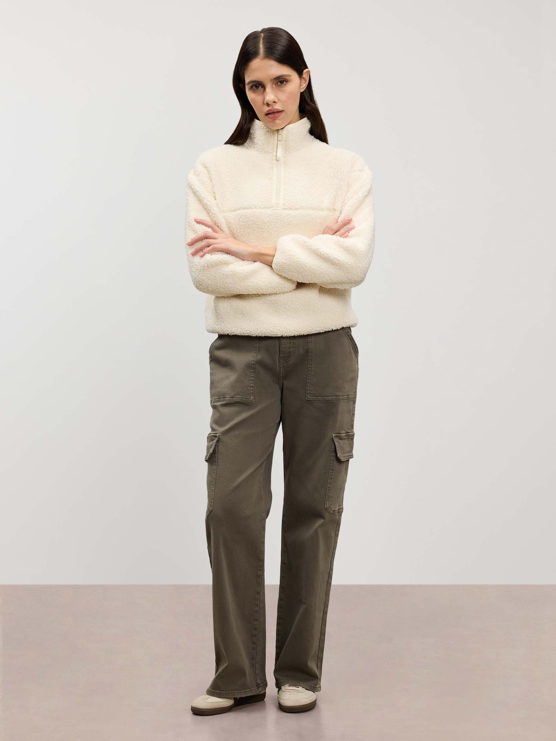Womens Carpenter Pant in Dark Olive