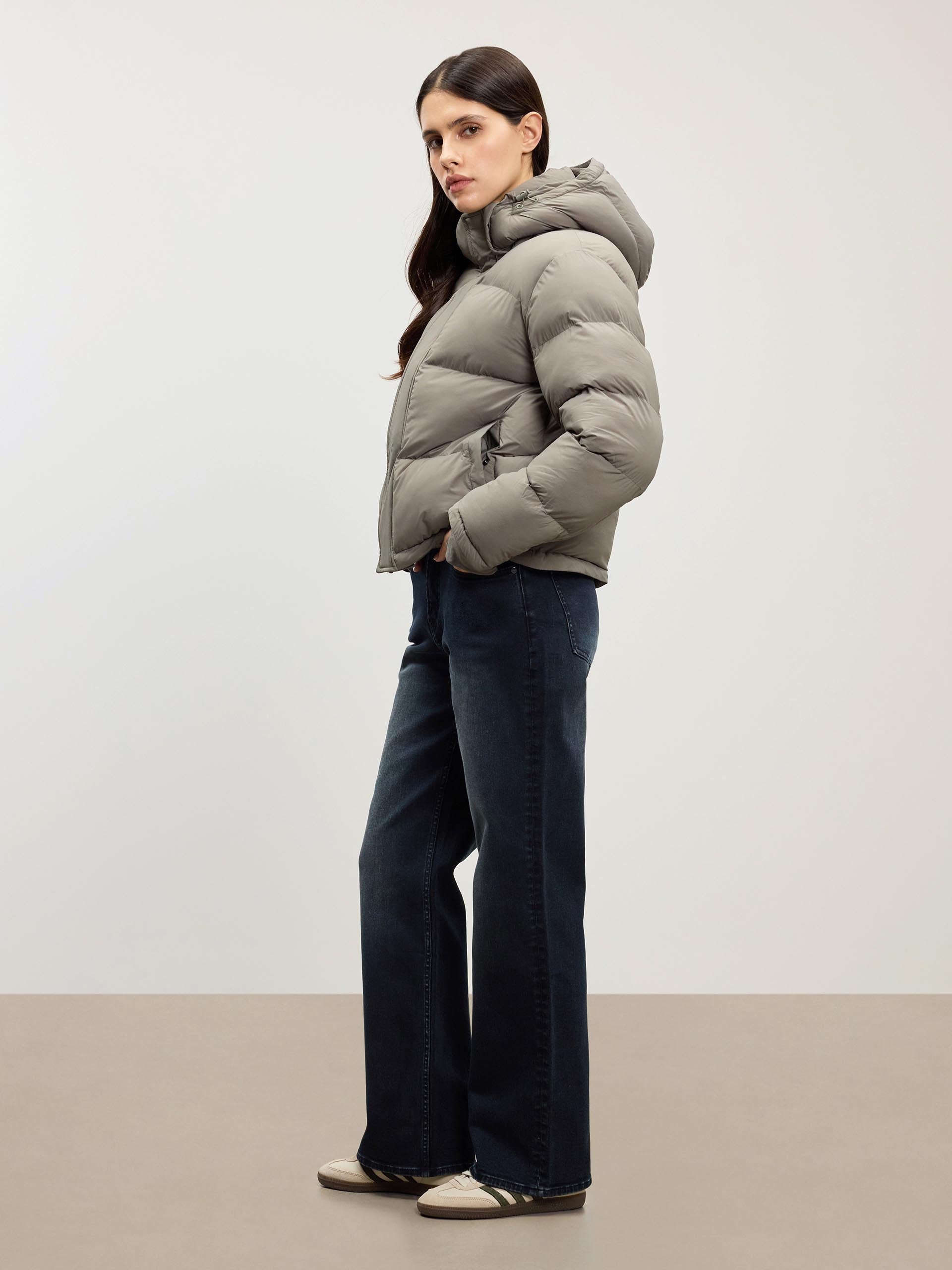 Womens Straight Leg Denim Jeans in Midnight Blue