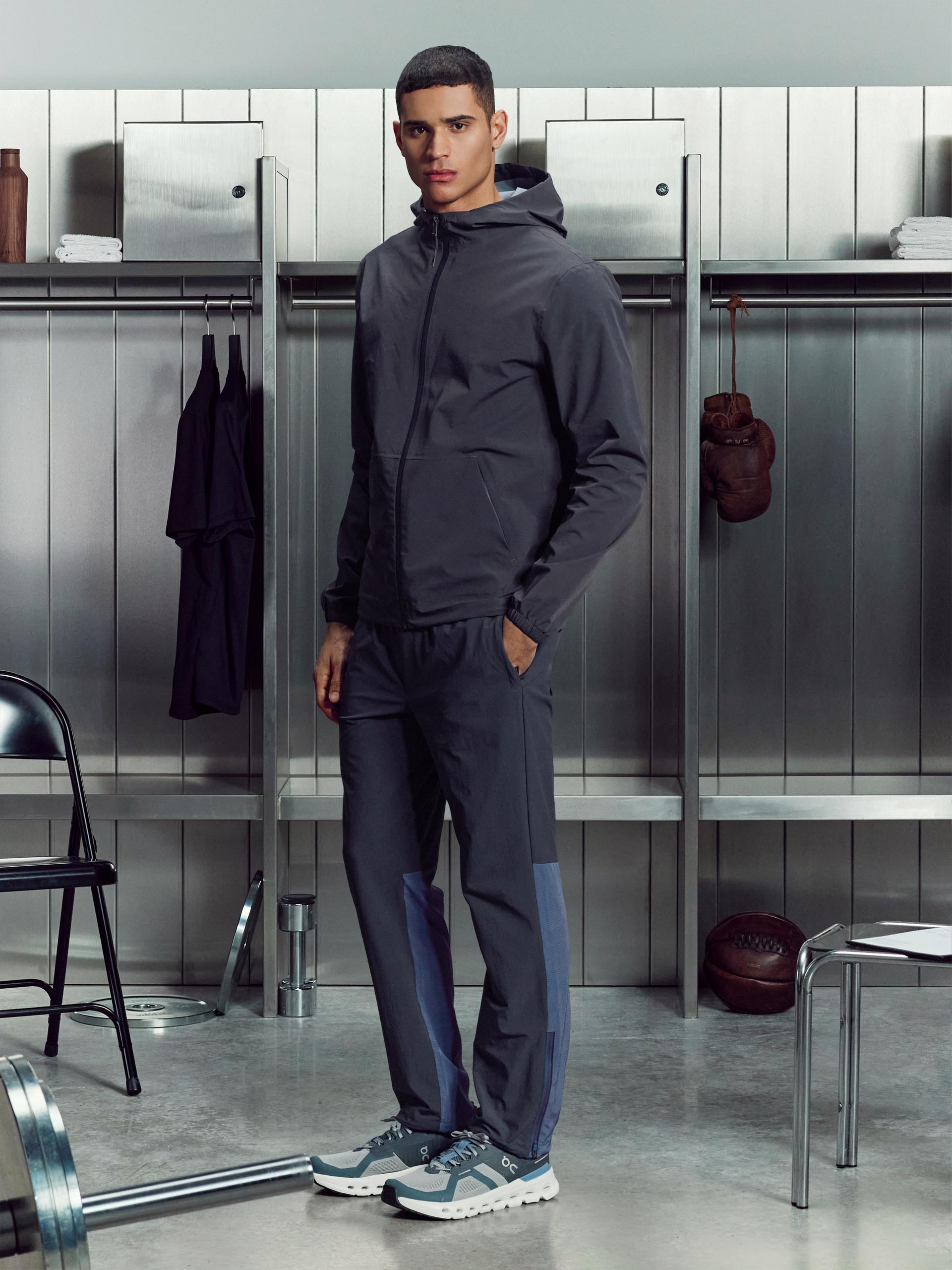 Utility Trail Trackpant in Slate Blue