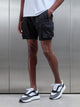 3D Pocket Cargo Short in Black