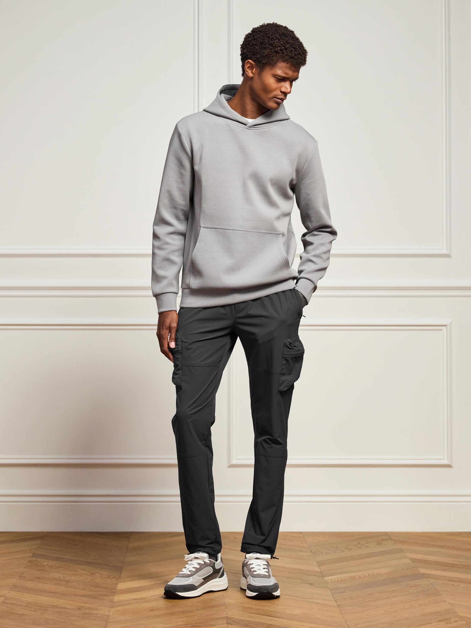 Technical 3D Cargo Pant in Slate Grey