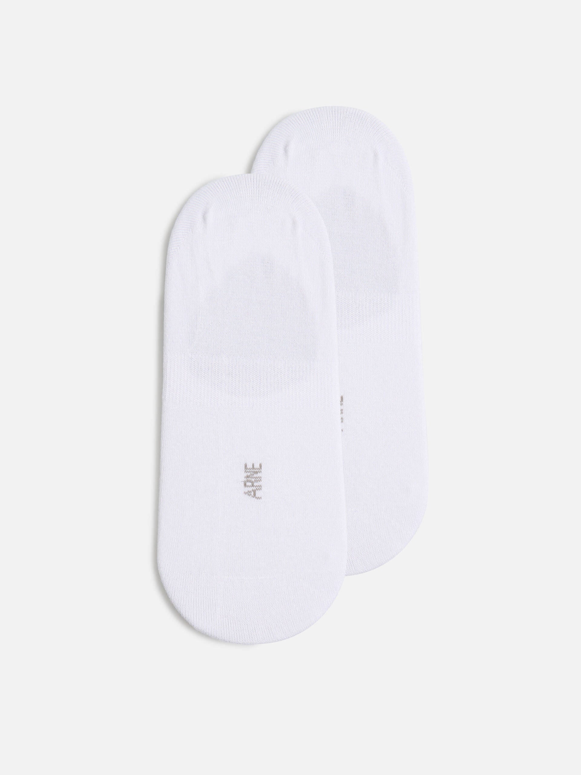 3 Pack No Show Sock in Black White Marl Grey