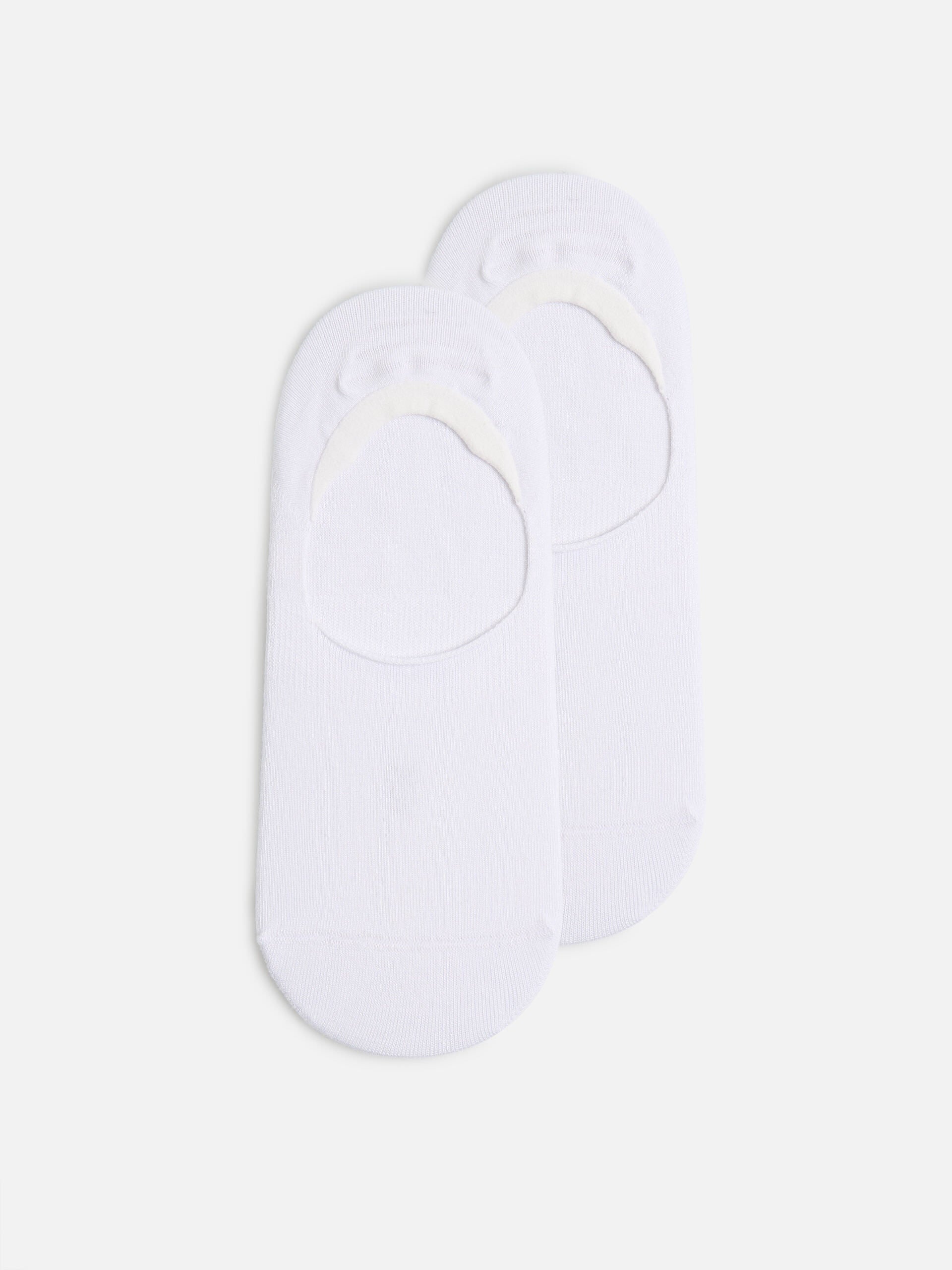 3 Pack No Show Sock in White