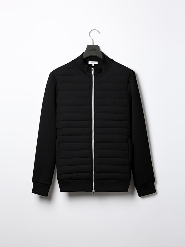 Hybrid Quilted Jacket in Black