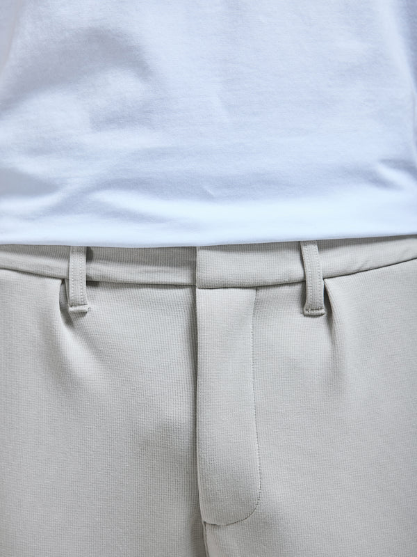 Tailored Interlock Chino Trouser in Stone