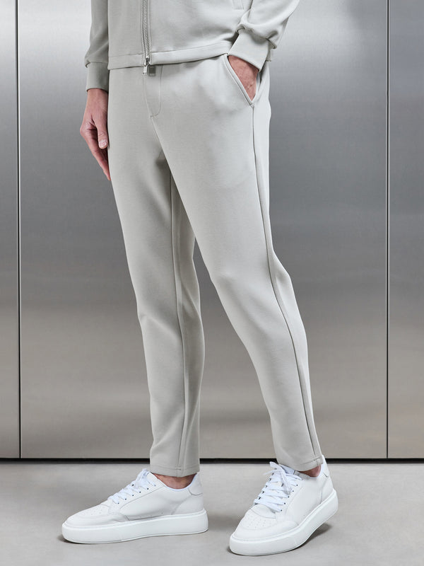 Tailored Interlock Chino Trouser in Stone