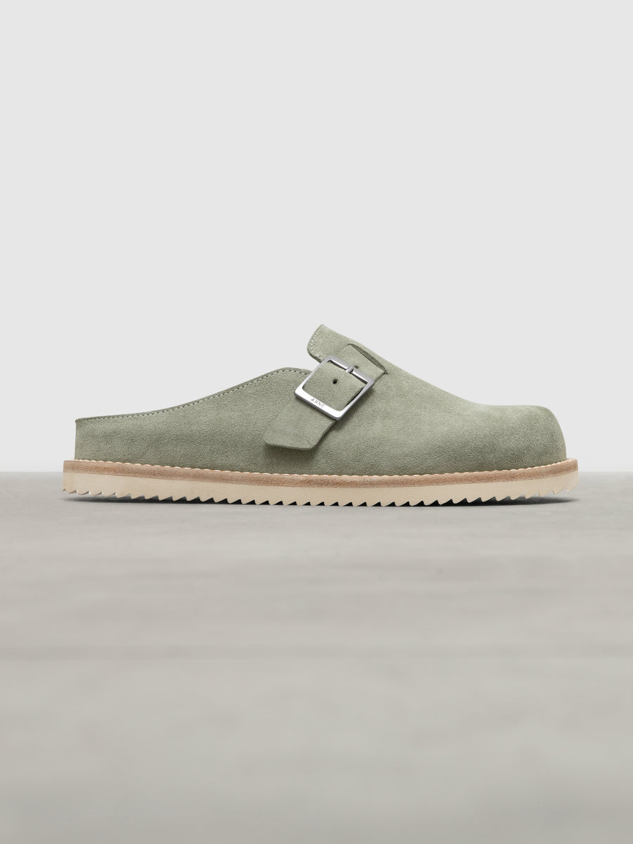 Womens Mule in Olive