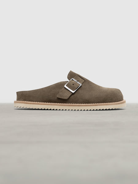 Womens Mule in Taupe